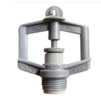 Béc Nhỏ Vuông Bọc Inox Ren Ngoài 17 Màu Xám