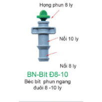 Béc Bít Phun Đuôi 8+10Ly