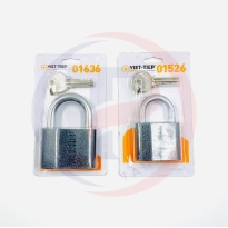 Ổ khóa Việt Tiệp đen bấm ép vĩ