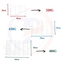 Vỉ Nướng Sườn Khe Inox
