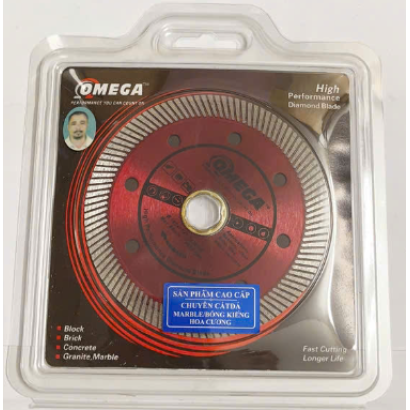 Lưỡi cắt gạch ĐN Omega 1T (tem vuông răng mịn)