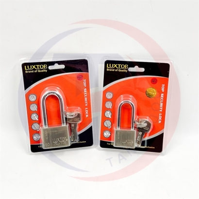 Khóa Trắng Luxtop Càng Dài Chìa Điện Tử