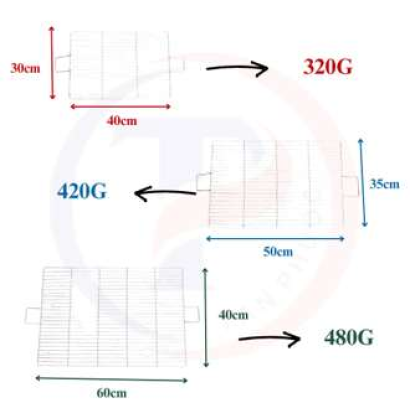 Vỉ Nướng Sườn Khe Inox